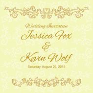 Wedding Invitation Card Template N9