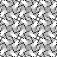 Black and white geometric seamless pattern N150