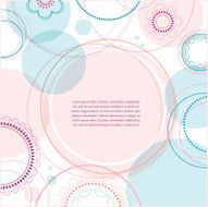 Tribal Bohemian Mandala background with round ornament