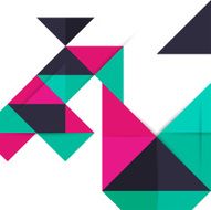 Abstract Background with Triangles Pattern N2