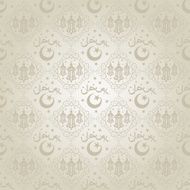 Islamic Wallpaper Silver N3
