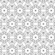 Primitive simple retro seamless pattern with stars