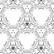 Primitive simple retro seamless pattern with stars N5