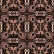 Seamless kaleidoscope texture or pattern in brown spectrum 1