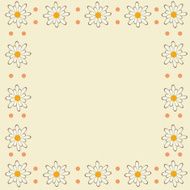 frame of flowers N6
