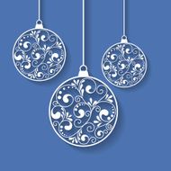 xmas paper balls