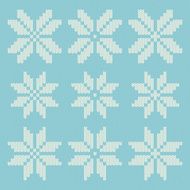 Knitted Christmas Snowflakes N2