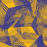 Colorful seamless pattern with parallel lines geometric elements