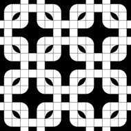 Mosaic ornament seamless pattern vector background