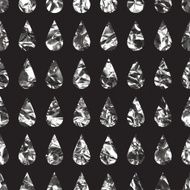 Seamless foil metallic or textured silver rainy pattern