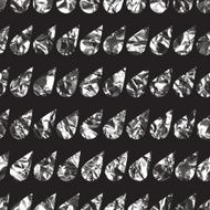 Seamless foil metallic or textured silver rainy pattern N2