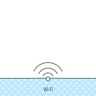 Wifi icon Wireless wi-fi network sign N4