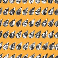 Seamless foil metallic or textured silver rainy pattern N3