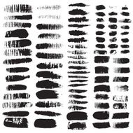 Hand drawn decorative vector brushes Dividers borders N4