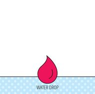Water drop icon Liquid sign N12