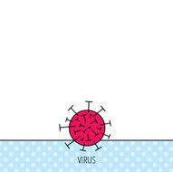 Virus icon Molecular cell sign N5