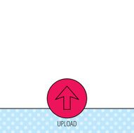 Upload icon Top arrow sign N5