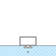 Lcd tv icon Led monitor sign N11