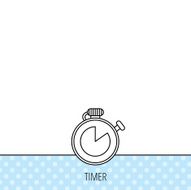 Timer icon Stopwatch sign N6