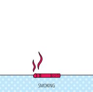 Smoking allowed icon Yes smoke sign N5
