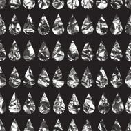 Seamless foil metallic or textured silver rainy pattern N4