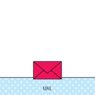 Envelope mail icon Email message sign N24