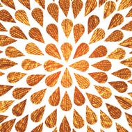 Vector gold mandala Decor for your design lace ornament N2