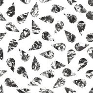 Seamless pattern made of random water drops or rain N13