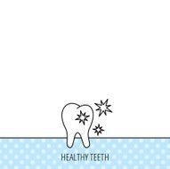 Healthy tooth icon Dental protection sign N6