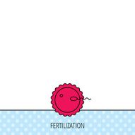 Fertilization icon Pregnancy sign N3