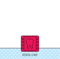 Dental x-ray icon Orthodontic roentgen sign N5