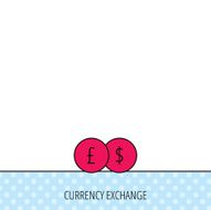 Currency exchange icon Banking transfer sign N14