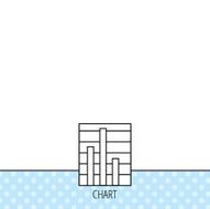 Chart icon Graph diagram sign N18