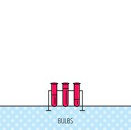Laboratory bulbs icon Chemistry sign N3