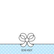 Bow icon Gift bow-knot sign N2