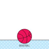 Basketball icon Sport ball sign N5