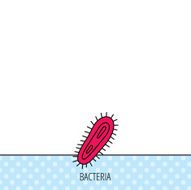 Bacteria icon Medicine infection symbol N3