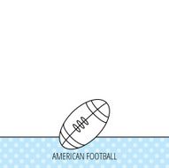 American football icon Sport ball sign N4