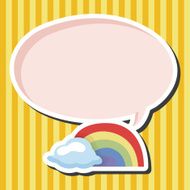 weather rainbow theme elements N5