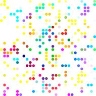 Colorful Random Dots Background Creative Design Templates N7