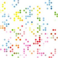 Colorful Random Dots Background Creative Design Templates N9