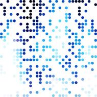 Blue Random Dots Background Creative Design Templates N2