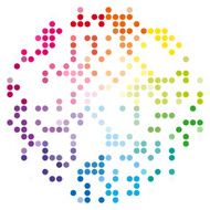 Colorful Random Dots Background Creative Design Templates N10