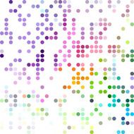Colorful Random Dots Background Creative Design Templates N11