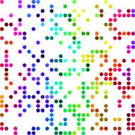 Colorful Random Dots Background Creative Design Templates N13