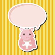 animal rabbit cartoon theme elements N17