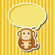 animal monkey cartoon theme elements N10