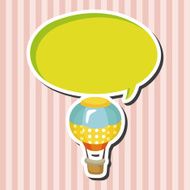 style hot air balloon theme elements N36