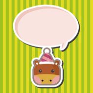 animal horse cartoon theme elements N8