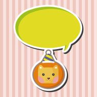 animal lion cartoon theme elements N9